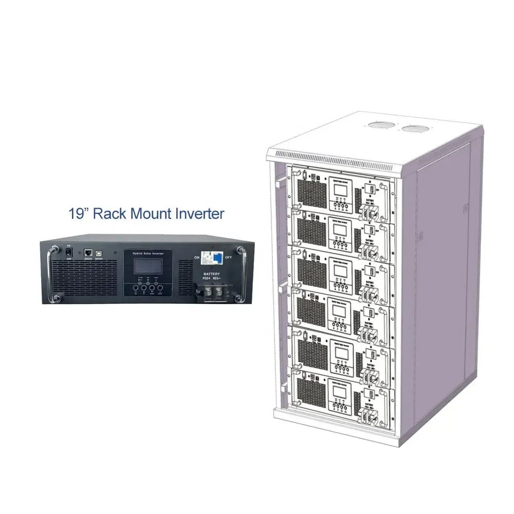 Rack mounted hybrid solar inverter